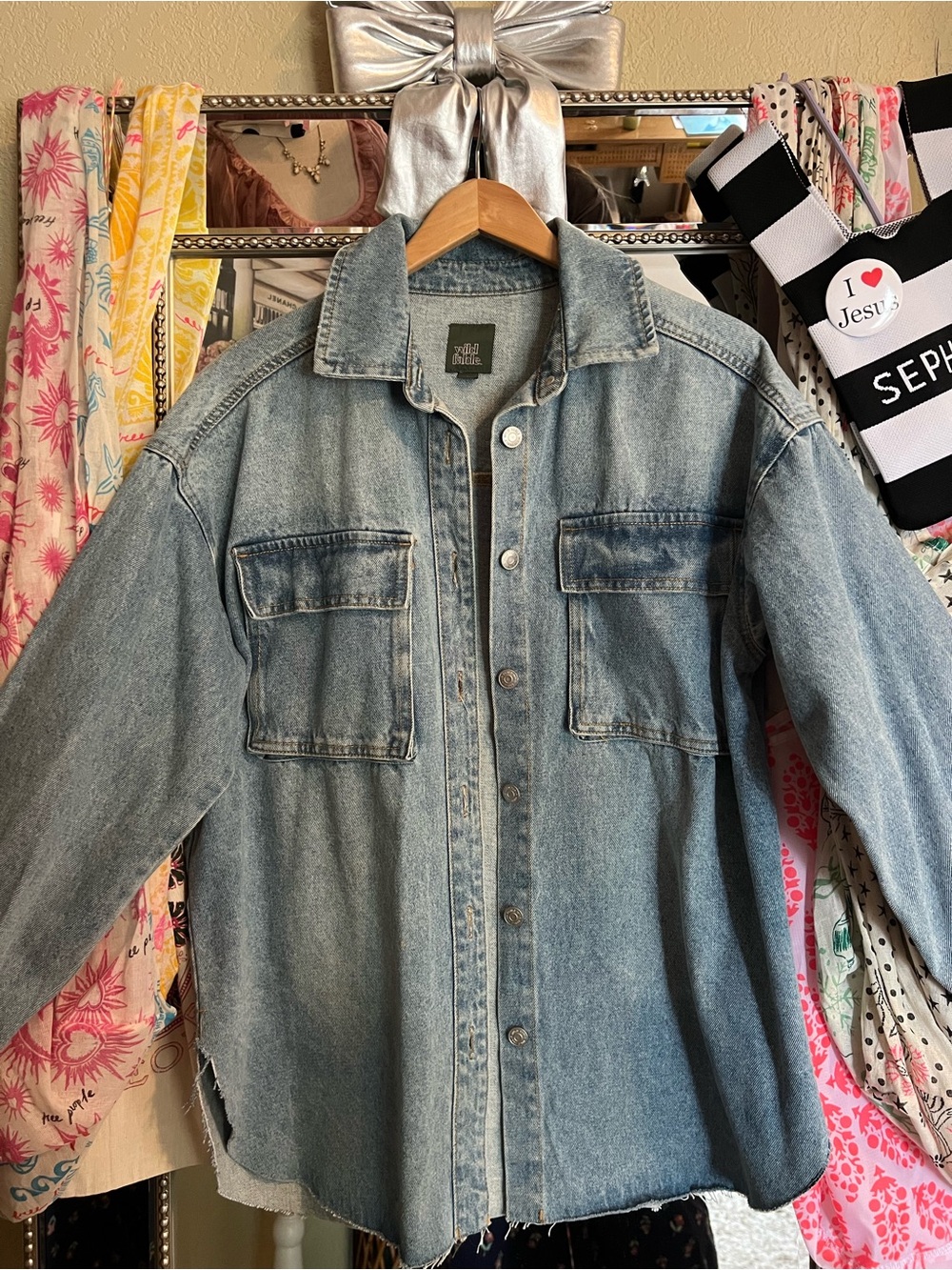 Wild Fable Oversized Denim Shacket